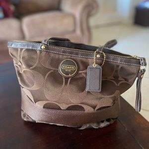 Chocolate coach bag